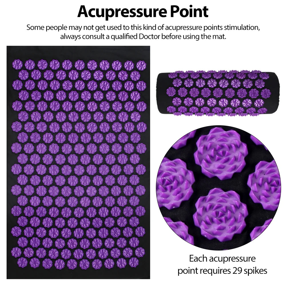 ZenArc Acupressure Mat & Pillow Set