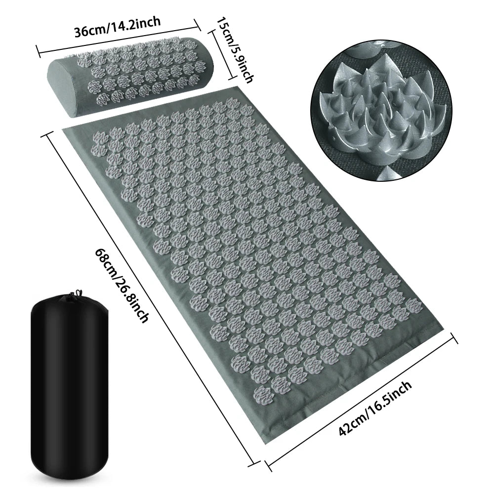 ZenArc Acupressure Mat & Pillow Set