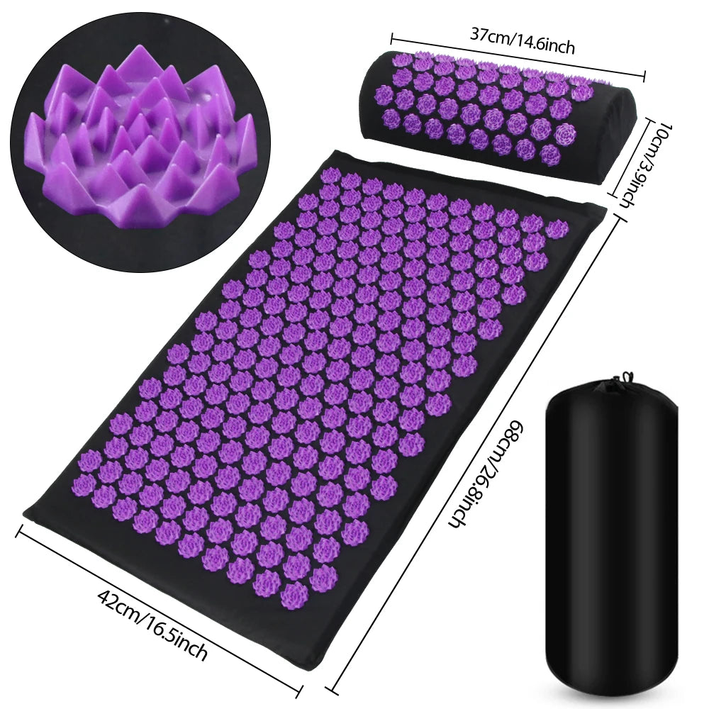 ZenArc Acupressure Mat & Pillow Set