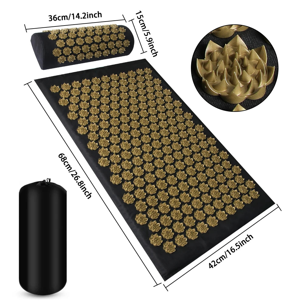 ZenArc Acupressure Mat & Pillow Set